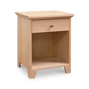 American Country 1-Drawer Enclosed Shelf Nightstand