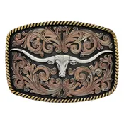 Attitude Tri-Color Longhorn Buckle