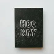 Bold, "Hooray"