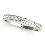 Channel Set Diamond Anniversary Band