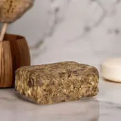 Authentic Imported Raw African Black Soap, 4 oz