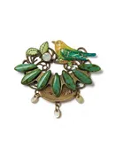 A Songbird in the Garden Brooch