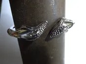 2 HUMPBACK WHALE BRACELET - LARGE