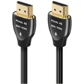 AUDIOQUEST HDM48PEA150 Pearl 48 1.5m HDMI High Speed Cable with Ethernet Connection - Black/White