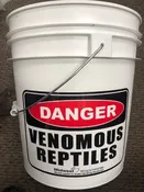 Danger Label Bucket 7×10″