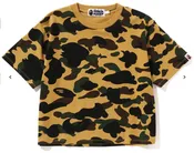 Bape 1st Camo Mini Tee Ladies Yellow