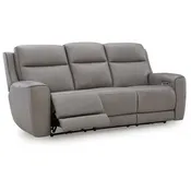 5Z-Comfort - Relaxation - Coin - Power Reclining Sofa with Adj Headrest
