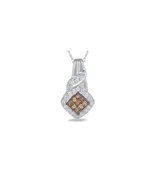 14K Diamond Drop Necklace