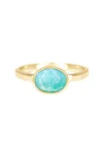 Amazonite Cab Ring - GF