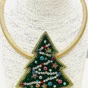 Christmas Tree Necklace