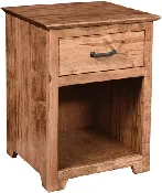 American-Made Boston 1-Drawer Nightstand