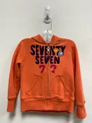 77 Kids SIZE 4 Orange Purple Hooded Girl's Jacket