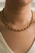 18k Gold Dipped Stainless Chain Necklace