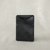 Full-Grain Leather Money Clip Wallet