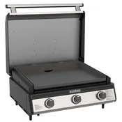 28" Deep Kitchen Griddle in Stainless Steel w/Hood (Propane)