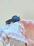 Labradorite Hex Ring by KBD Studio — Salt Boutique (Copy)