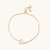Ari Diamond Triangle Adjustable Bracelet