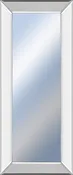 18x42 Decorative Framed Wall Mirror By Classy Art Mirror - White