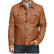 Adorn Men’s Leather Shirt