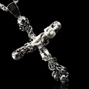 Cross Armbar, Skull Cross Necklace.