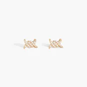 Barbelé earrings studs small model