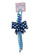 0126-BAG-CHARM-BOWS-NAVY Simply Southern Bag Charm - Navy 0