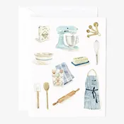 Baking notecards