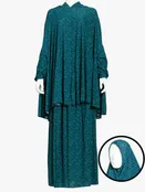 2 Piece Prayer Outfit – Teal Hearts | ps703