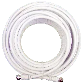 20 ft. White RG6 Low-Loss Coax (F Male to F Male)