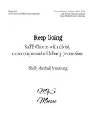Keep Going-SATB — M&S Music