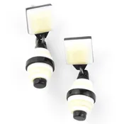 Allegria Bowls Dangles in Cream