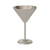 8 oz. Stainless Steel Martini Glass