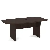 6' Boat Shape Conference Table Java