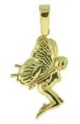 10K NA Winged Woman Pendant