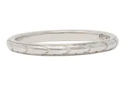 1920 Art Deco Platinum Foliate Antique Wedding Band Ring