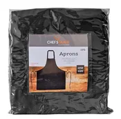 Chef's Guild Commercial Grade Kitchen Apron, Black, 2 Pack