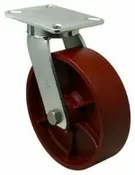 10″ x 3″ Kingpinless Caster, (DS) Ductile Steel Wheel, 61DS10LR2425YY