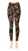 Floral Bicycles Yoga Band Legging