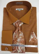 Daniel Ellissa Men’s French Cuff Dress Shirt