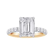 10K Yellow 1.25ct Lab Grown Diamond Engagement Ring