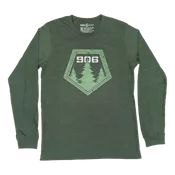 "906 Pines" Heather Forest Longsleeve T-Shirt