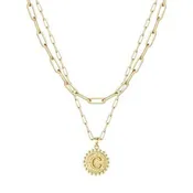 Letter C Reversible Necklace