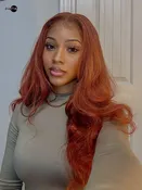 Kiki - 13x4 Lace Frontal - Body Wave Wig -  High Quality Transparent Lace - Lightly Pre-plucked- 180% Density - 100% Human Hair- Undetectable Lace