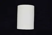 10″ Wall Light-Architectural-Low Profile Closed Top Half Round-Unfinished Bisque-Indoor-Outdoor