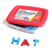 Color-Coded Uppercase Magnetic Letters, Set of 42