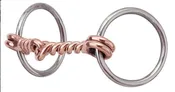 3 1/2 Copper Twist Snaffle Bit