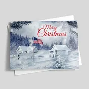 American Blizzard Christmas Card