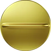 SPEYEGUARD® Fixed Peephole Cover, Satin Brass, Metal Plated Finish