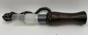 Genuinely Amish Crafted Wooden Coyote Howler Call with Lanyard - New, Unused!