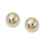 14k Gold Ball Stud Earrings